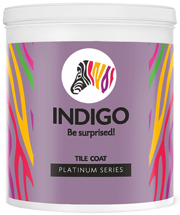 INDIGO  TILE COAT PLATINUM GRAPE BROWN -  4  LTR.