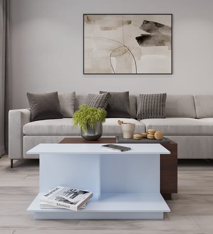 Felix Coffee Table In Brown Wenge & Cold...