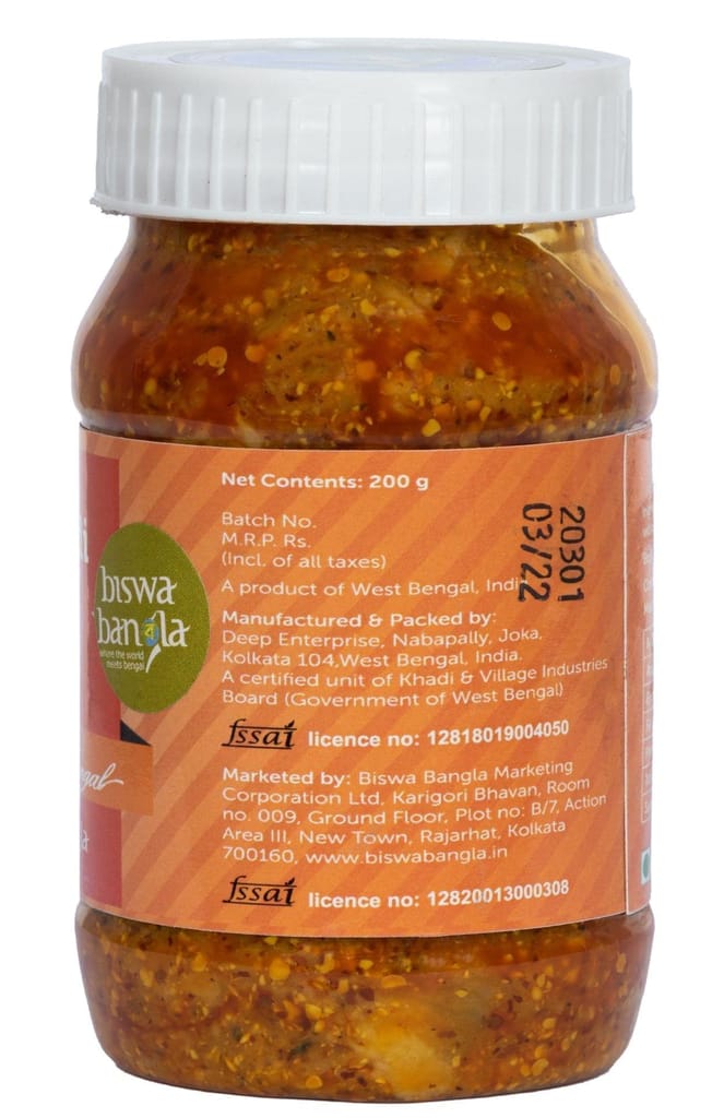 400g Aam Kasundi (Mango-Mustard Sauce / Pickle) - Sweet & Sour -  set of two packs