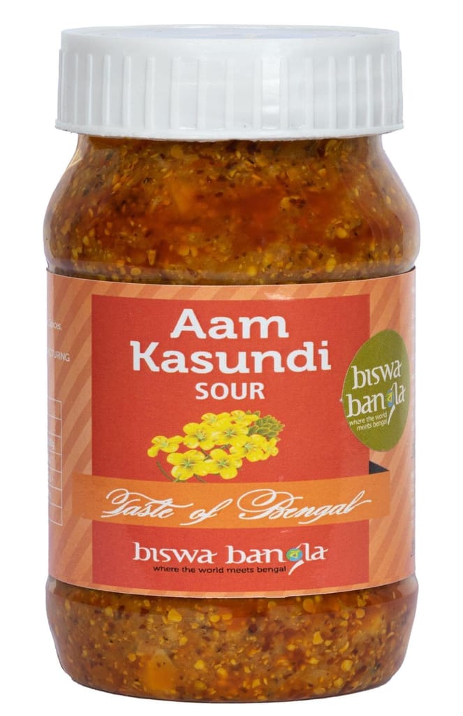 400g Aam Kasundi (Mango-Mustard Sauce / Pickle) - Sweet & Sour -  set of two packs