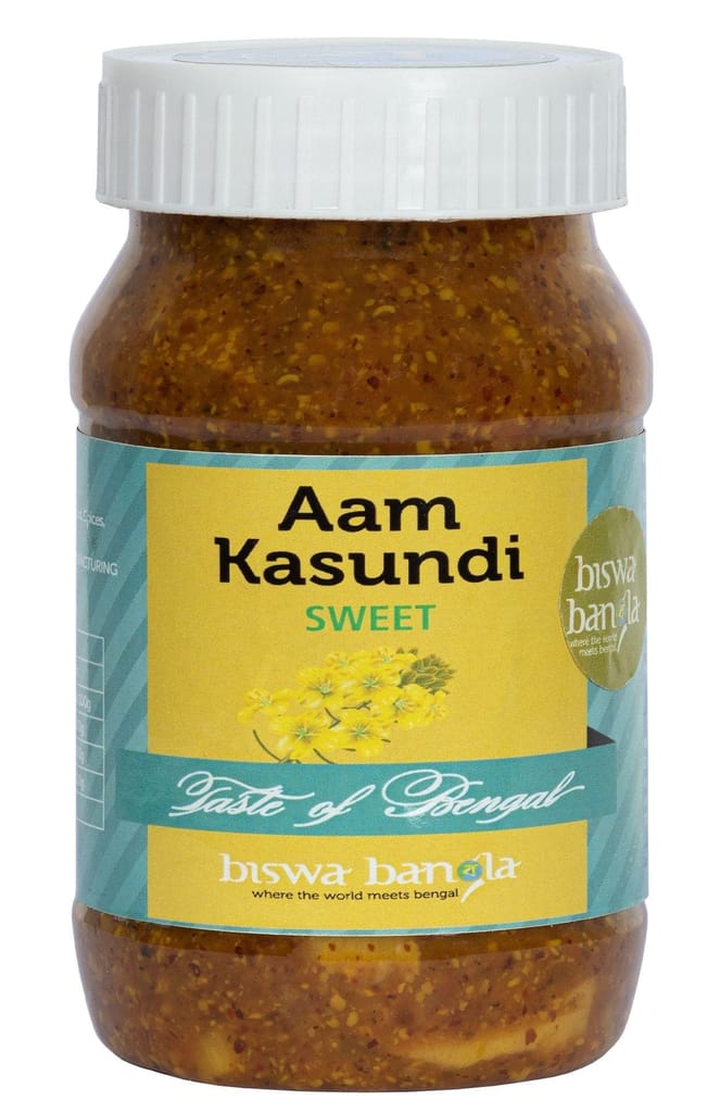 400g Aam Kasundi (Mango-Mustard Sauce / Pickle) - Sweet & Sour -  set of two packs