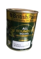 BRITISH ALL ROUNDER ENAMEL  - GOLDEN BROWN - 0.5 LTR.