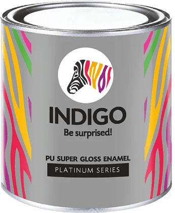 INDIGO PU SUPER GI ENAMEL (PLATINUM) GOLD  - 200 ML