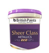 BRITISH SHEER CLASS METTALIC EMULSION GOLD - 0.5  LTR