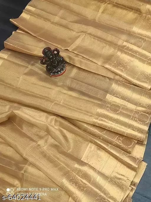 BANARASI ALL OVER TISSUE SILK FANCY PARTY WEDDING WEAR SAREE