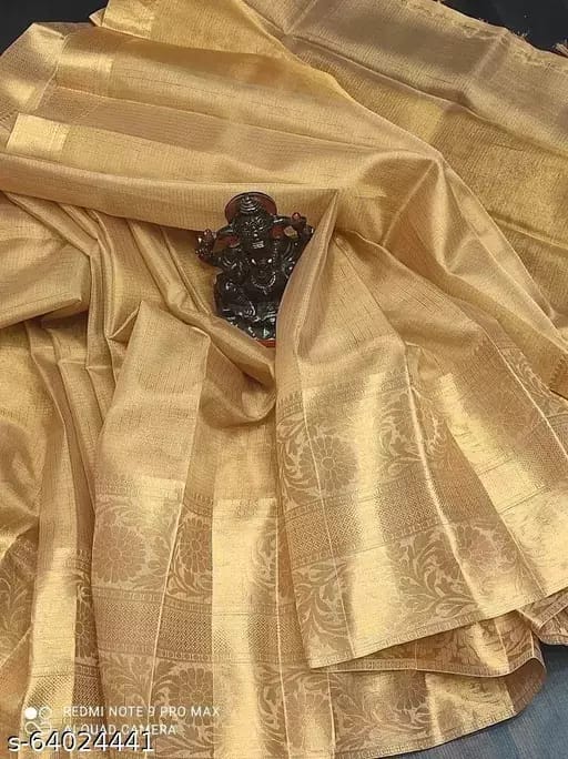 BANARASI ALL OVER TISSUE SILK FANCY PARTY WEDDING WEAR SAREE