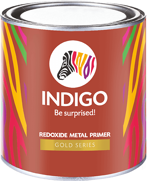 INDIGO ST  RED OXIDE METAL PRIMER  (GOLD) - 1 LTR.
