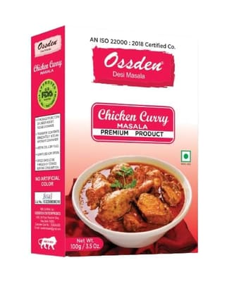 OSSDEN Desi Masala Premium Product 100g/3.5Oz Chicken Curry Masala (PACK OF-2)