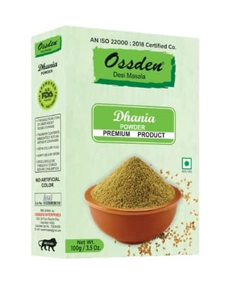 OSSDEN Desi Masala Premium Product 100g/3.5Oz Dhania Powder (PACK OF-5)