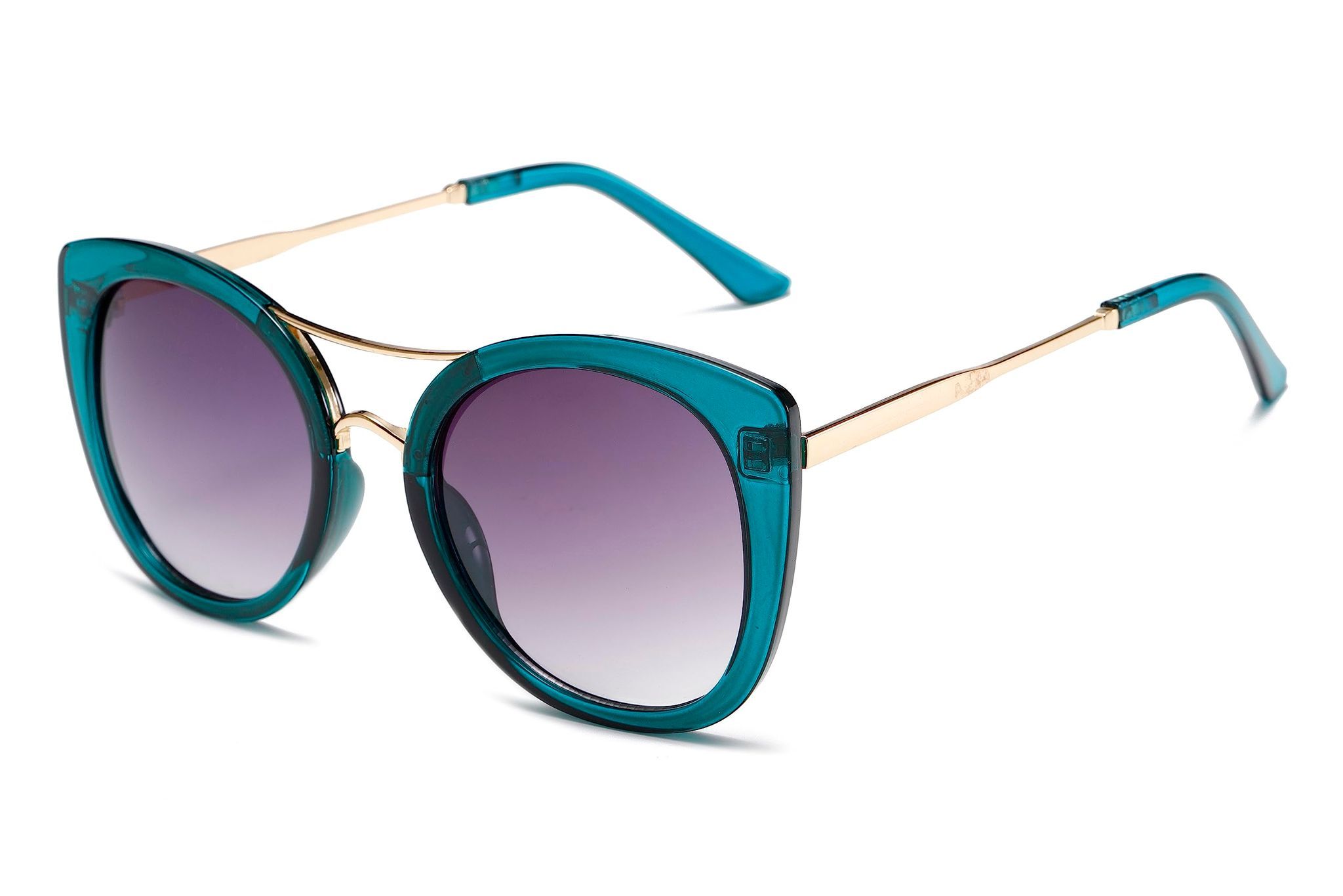 Eyenaks Cateye Sunglasses for Women | Premium Metal and PC Finish | UV400 Protection | Pack of 1 (Blue)