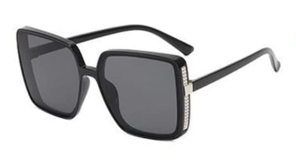 Eyenaks Oversized Sunglass for Women (Black)