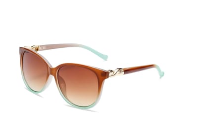 Eyenaks Full Rim Designer Sunglasses For Women | UV400 Protected | HD Vision Street Wear Design | Pack Of 1 (Green)