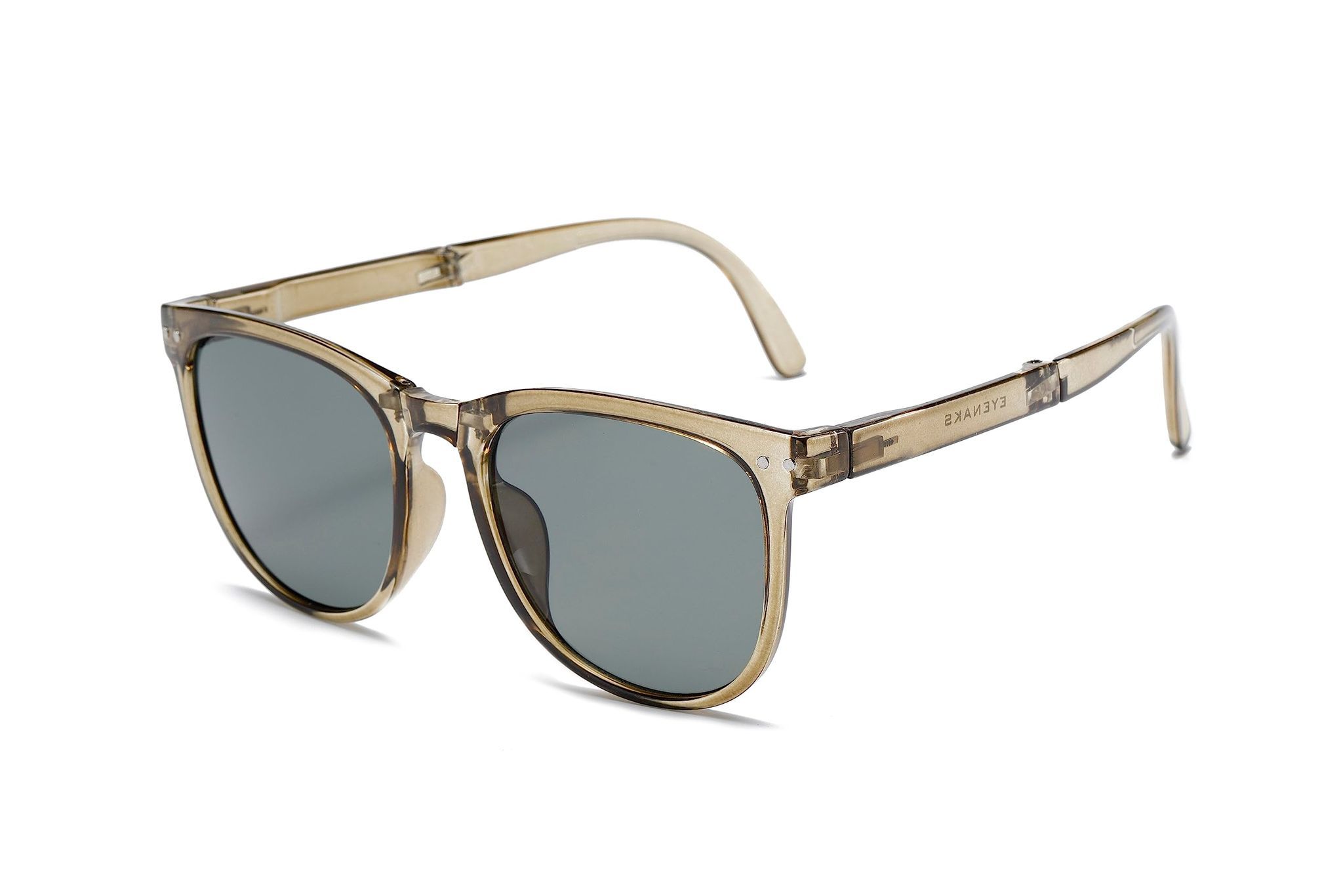 Eyenaks Foldable Wayfare Sunglasses For Women | UV400 Protection | Easy To Carry | Pack of 1 (Green)