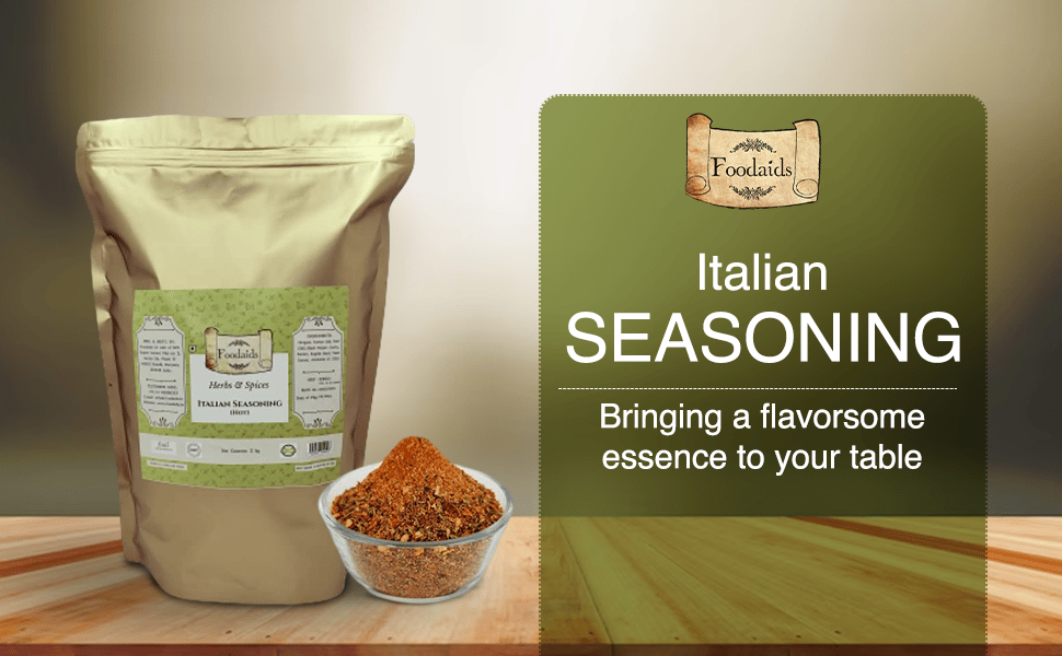 Foodaids Pizza Italian Seasoning 2Kg Pack ( Pizza , Pasta & Salad Toppings)