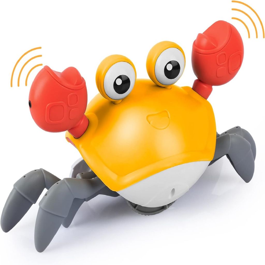 KTRS ENTERPRISE Crawling Crab Baby Musical Kids Toy with LED Lights & Rechargeable Battery | Interactive Early Learning and Entertainment Toys for Kids Toddlers & Infants | Tummy Time Dancing Toys - Toys and Games | Buy online on ZillyBuy