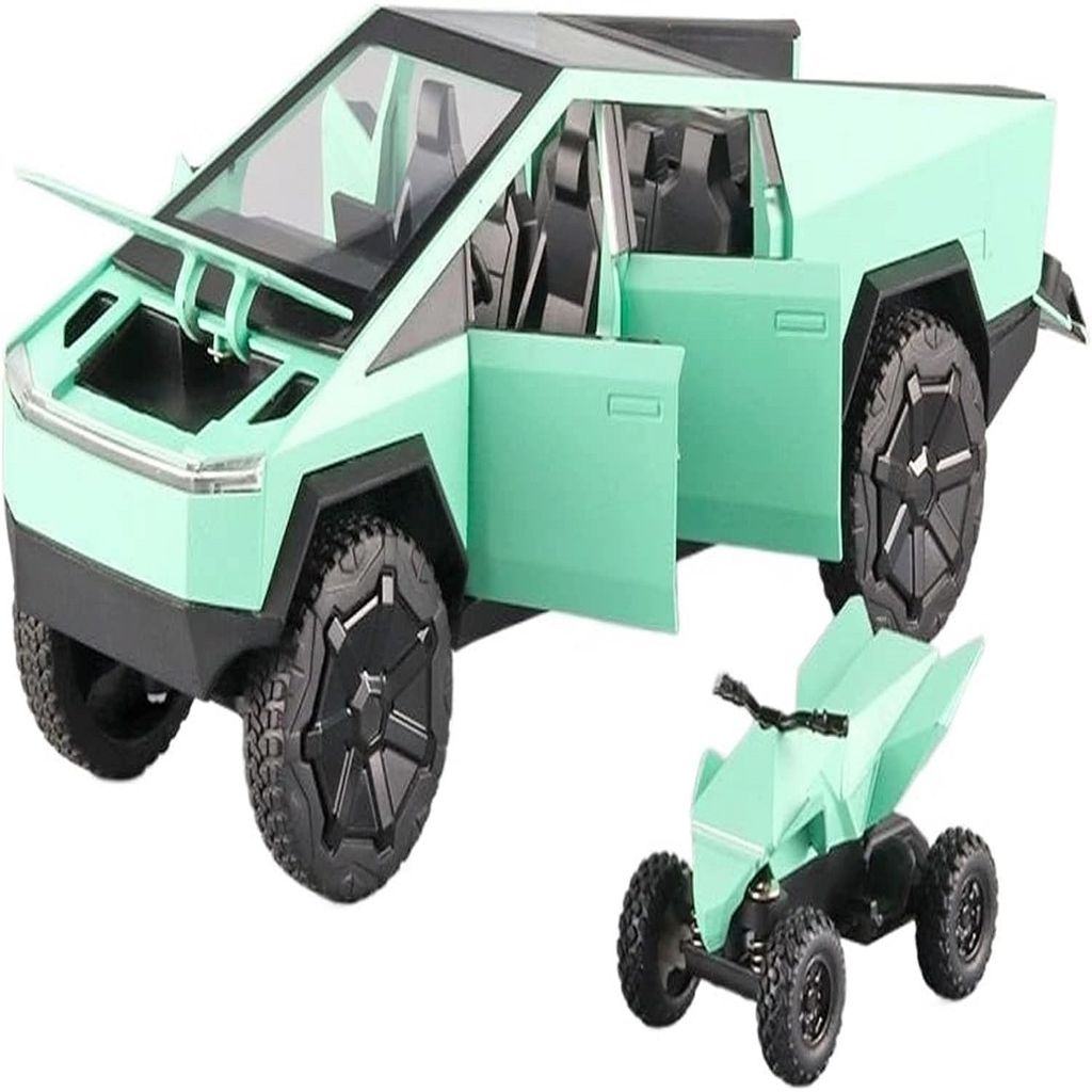 KTRS ENTERPRISE 1:24 Scale Cybertruck Model Toy Pull Back Pick-Up Truck With Sound&Light, Alloy Diecast Truck Toys For Kids Gift Or Tesla Vehicles Model Collection Enthusiasts - Toys and Games | Buy online on ZillyBuy