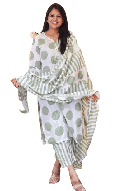 Women Viscose Rayon Kurta, Pant And Dupatta Set