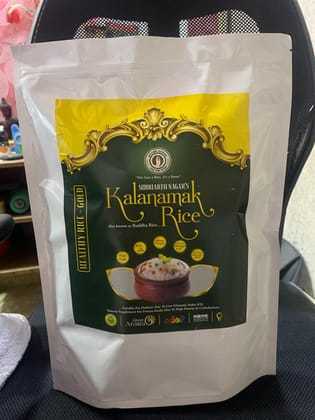 Kalanamak Rice Gold ( High Zinc, More iron, contain Omega 3&6, micronutrients like Anthocyanin and Vitamin) Low Glycemic Index