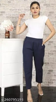 Women's Regular Fit Casual Trousers