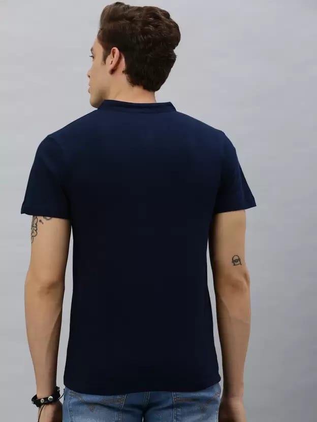 Pure Cotton Dark Blue T-Shirt