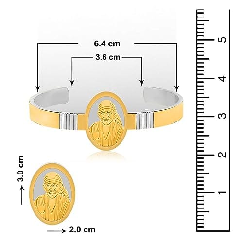 22K Gold 'Sai Baba' Ring For Baby - 1-GR5824 in 1.000 Grams