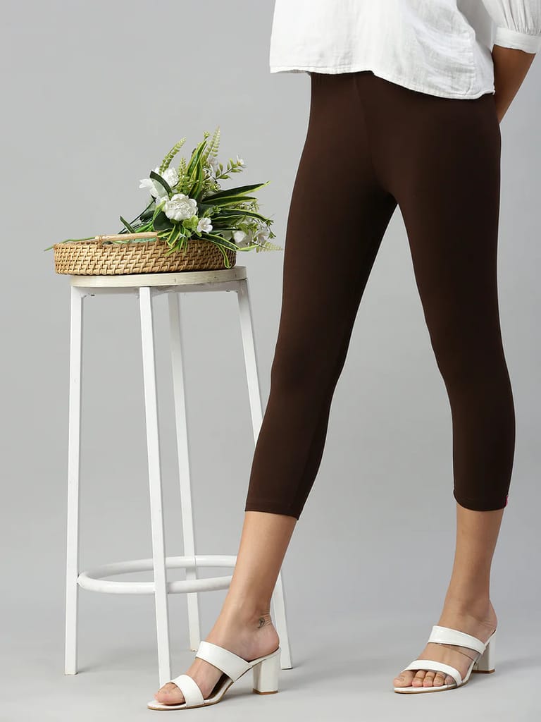 Prisma leggings capri-Brown