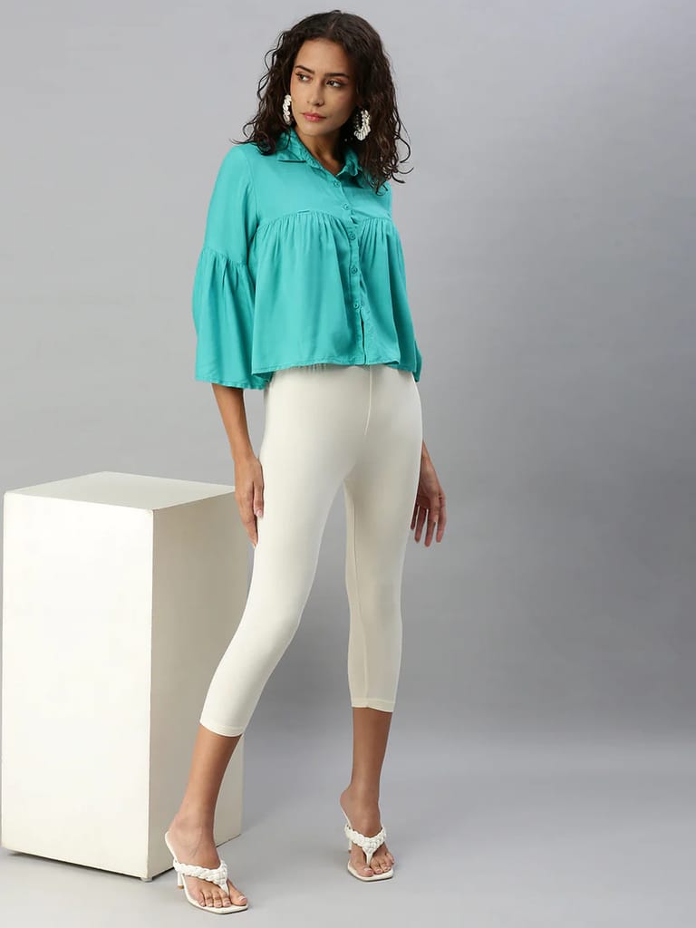 Prisma leggings capri-Cream