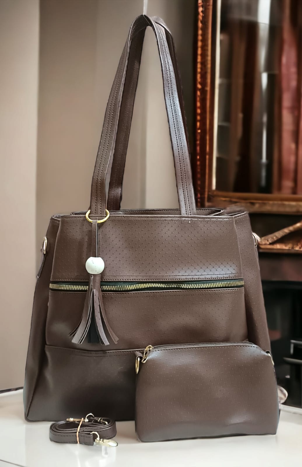 Women Dark Brown Shoulder Bag