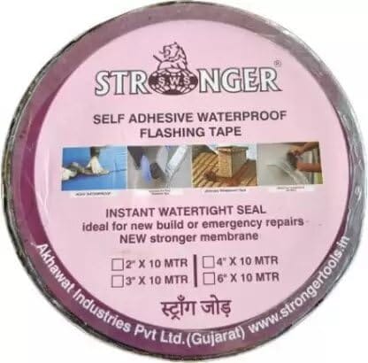 Stronger Adhesive Waterproof Tape/Use for Industrial/Surface Crack/Sheet Metal Repair etc 4"x10 Meter - Stationery | Buy online on ZillyBuy