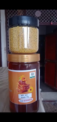 Bee Pollen + Raw Musatard Honey (Combo Pack)