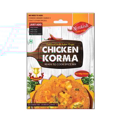 Chicken Korma Masala 40g, Ready to Cook Spice Mix, Quick Tasty Meals