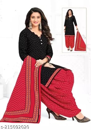 unstitched pure cotton dress material