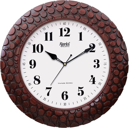 Ajanta Wall Clock 14 Inches Vintage Sweep Wall Clock(No TIK TIK)