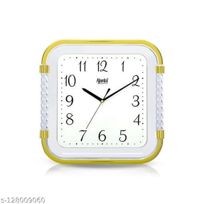 AJANTA Analog 29 cm X 29 cm Wall Clock  (White, With Glass, Standard)