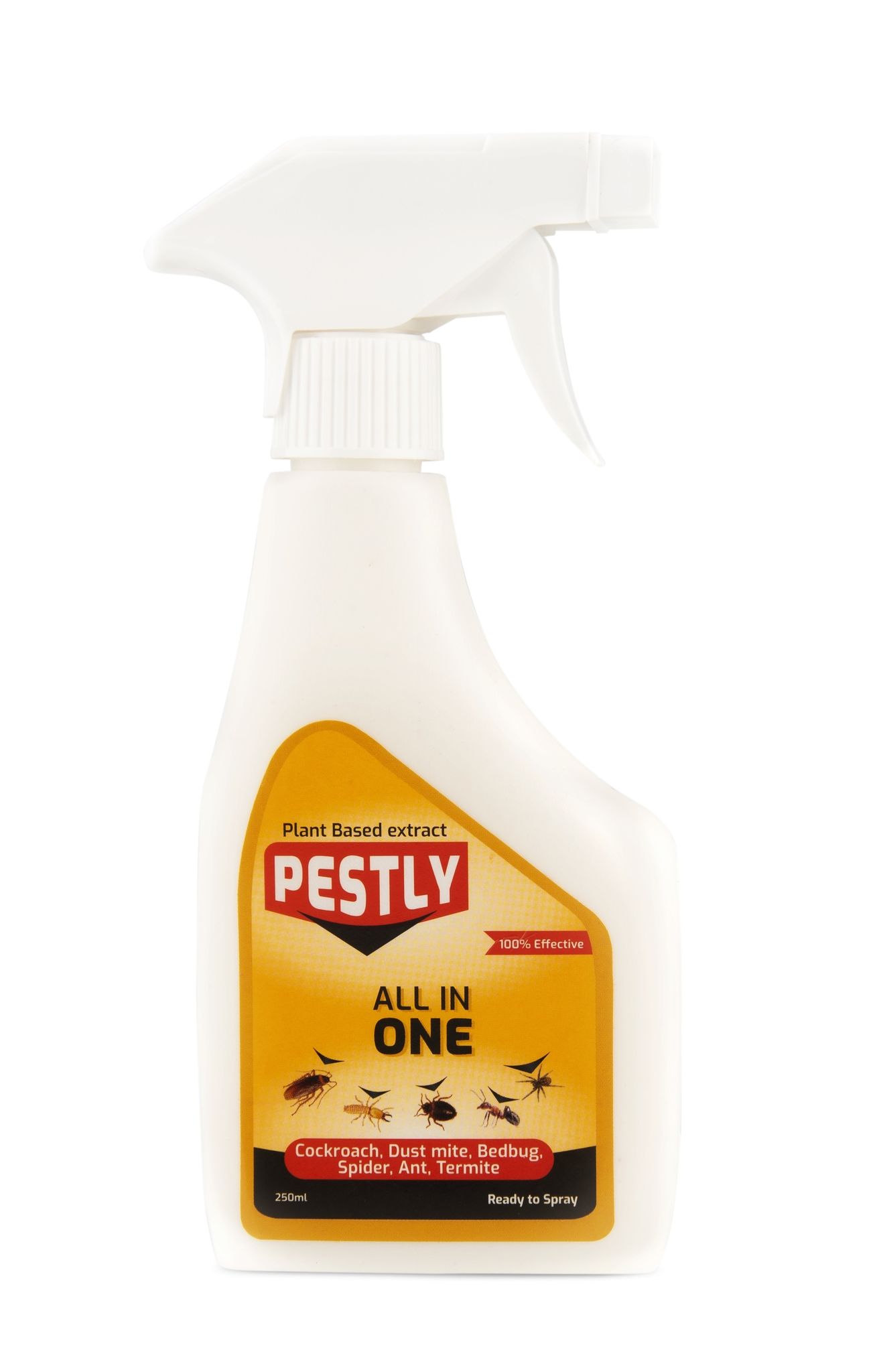 Pestly Pest Repellent Control for home | Ant, Cockroach, Rat, Lizard, Bed Bugs, Spider ALL IN ONE Spray | 100% Natural | No Kill Just Repel | Easy to Use | Non Toxic (250ML) (PACK OF 1)