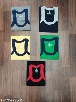 Pack of 5 Mens Cotton Color Gym Vest|Machine Wash|Fitted|Modern fit vest with wider armholes. Product comes in assorted colors. Actual colors might vary from the image.