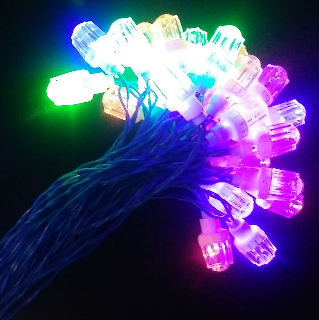 Edamen 90 LED 70 feet handmade indian multicolour LED series jhalar light for diwali ganesh utsav, navratri , wedding and other occation