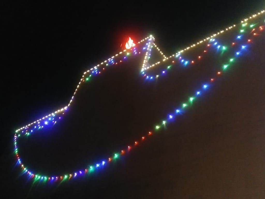 Edamen 90 LED 70 feet handmade indian multicolour LED series jhalar light for diwali ganesh utsav, navratri , wedding and other occation