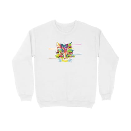 Sweatshirt (Men) - Laser Sharp Cat (8 Colours)