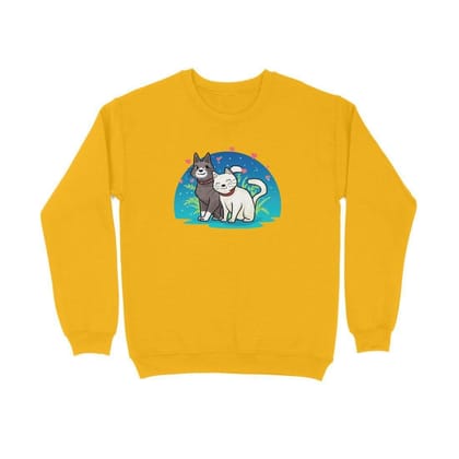 Sweatshirt (Men) - Pawsitively Adorable Cats (8 Colours)