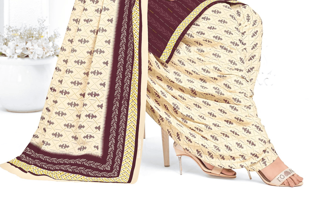 UJALA PURE CUTTON SUIT DRESS METERIAL (Unstitched)