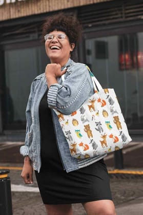 Woodland Creatures Tote Bag
