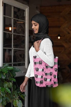 Rosie Posie Kitty Tote Bag