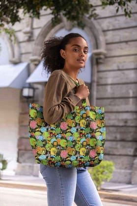 Retro Jungle Party Tote Bag