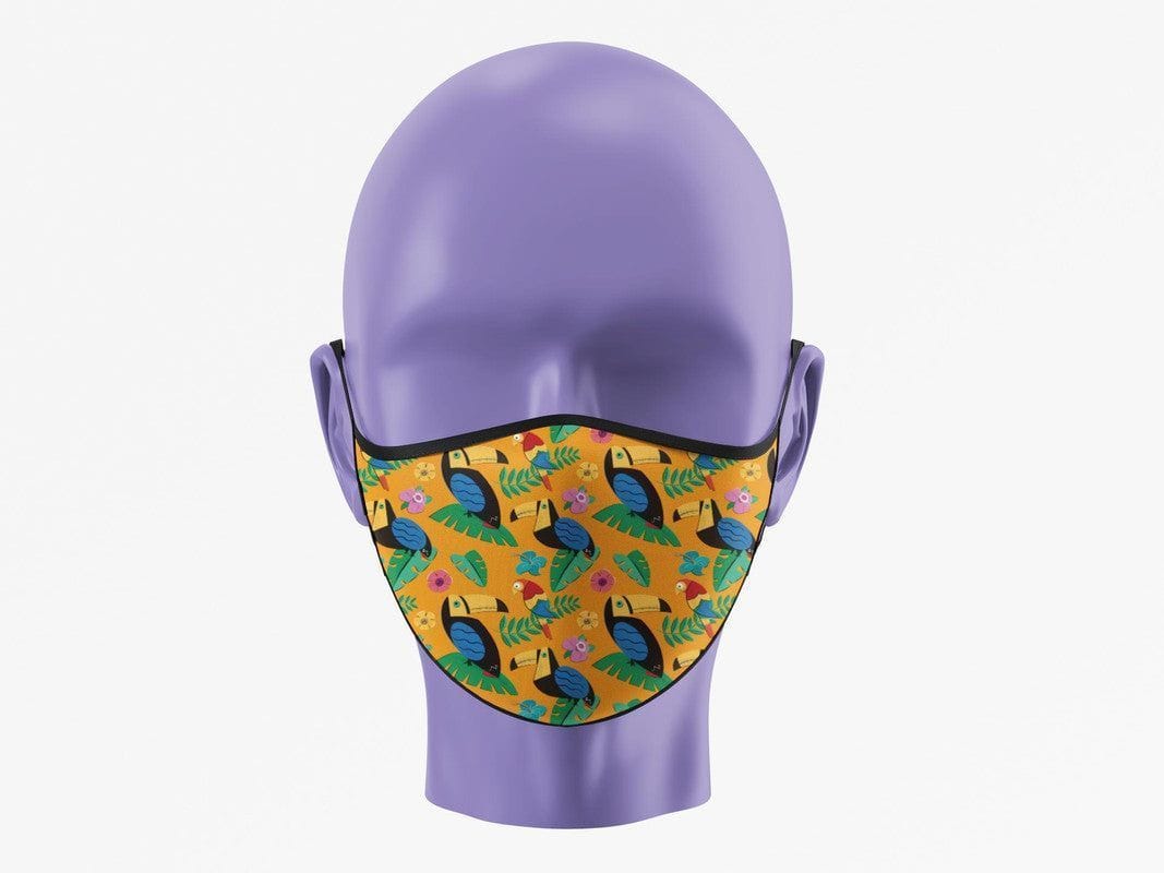 Talented Toucan Face Mask (Pack of 1, 3, 5, 10)