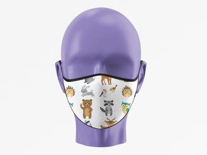Woodland Creatures Face Mask (Pack of 1, 3, 5, 10)