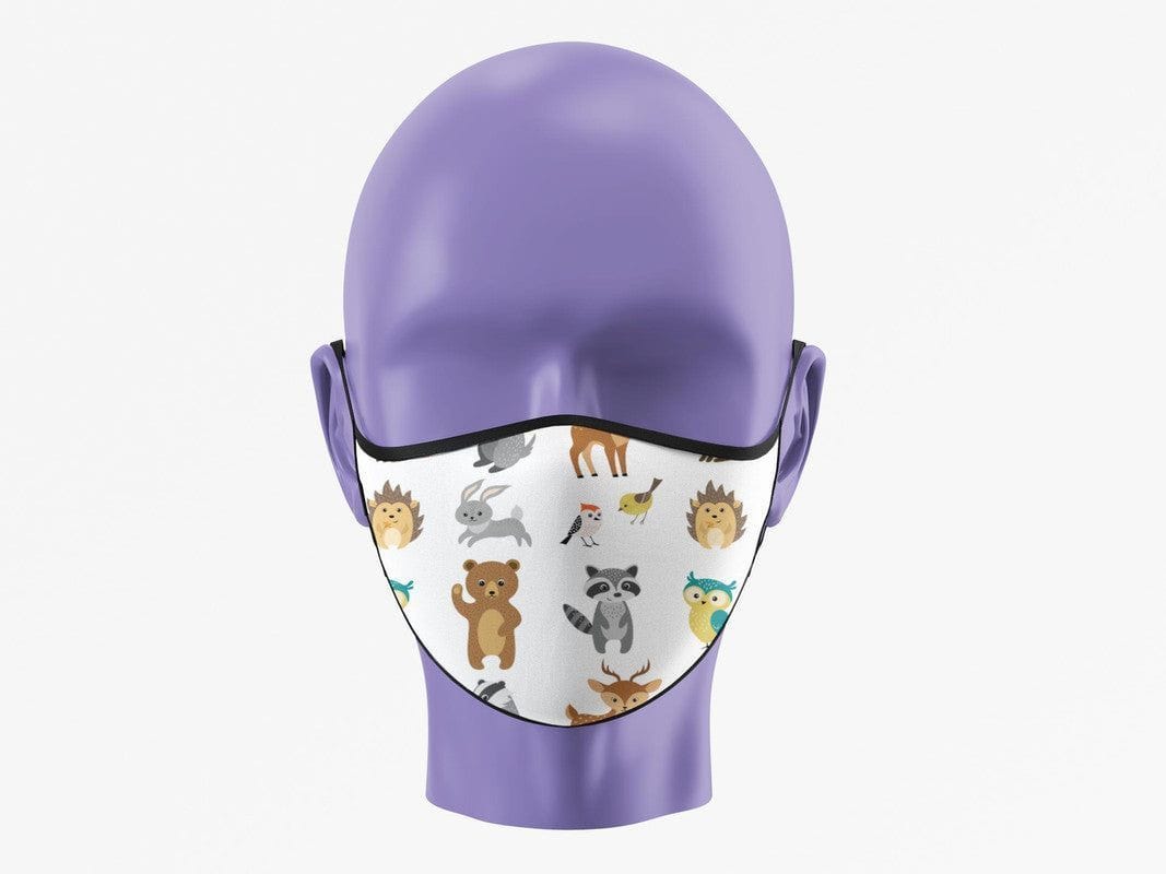 Woodland Creatures Face Mask (Pack of 1, 3, 5, 10)