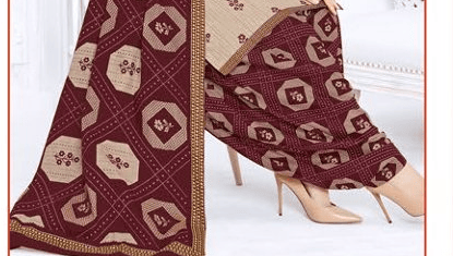 COTTON patiyala dupatta fully stitched suit