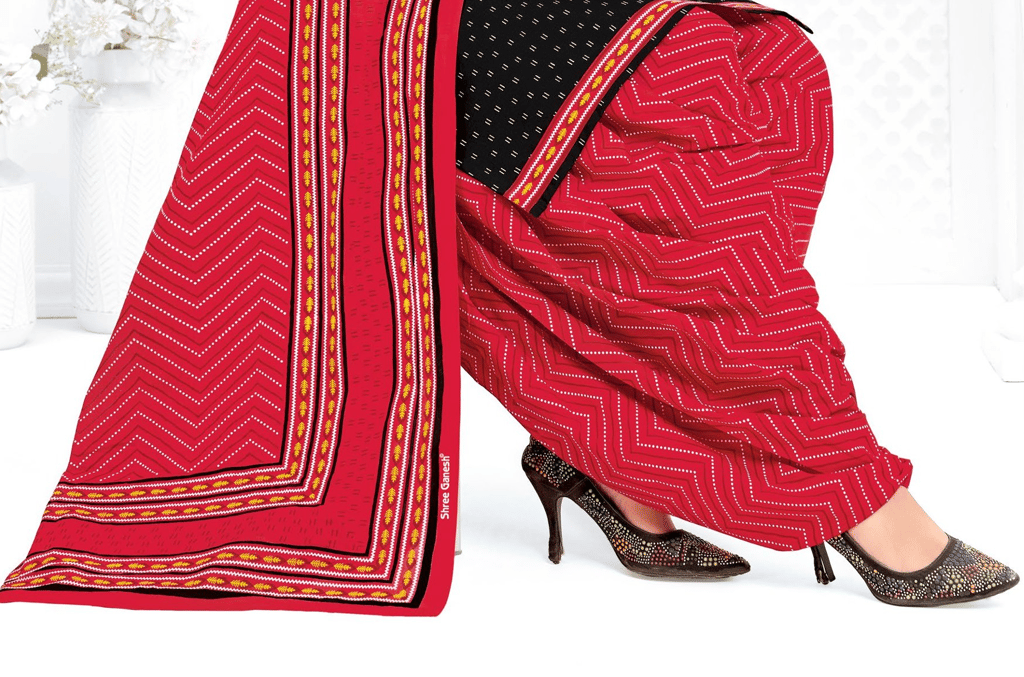 unstitched pure cotton dress material