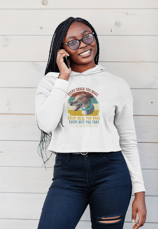 Crop Hoodie (Women) - Sneaky Eyes (1 Colour)